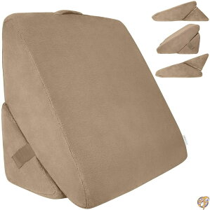 ySi555~N[|zMzXtra-Comfort Bed Wedge Pillow - Folding Memory Foam Incline Cushion 