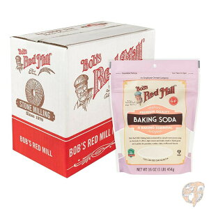 �y�ő�2000�~�N�[�|��15���z�{�u�Y���b�h�~�� Bob's Red Mill �x�[�L���O�\�[�_ �d�� 454g�i16�I���X�j×4�� ��������