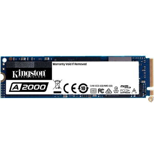 Kingston SSD A2000 250GB M.2 2280 NVMe PCIe 3D TLC NAND DRAMLbV 