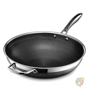 �y�N�[�|���z�M���z���ؓ� �n�C�u���b�h �m���X�e�B�b�N 30cm �N�[�� �n���h�� �H��@ IH�Ή� HEX12WOK HexClad �w�b�N�X�N���b�h