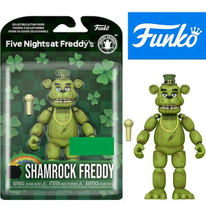 �t�@�C�u �i�C�c �A�b�g �t���f�B�[�Y Funko POP Store �t�@���R �V�������b�N �t���f�B �A�N�V�����t�B�M���A �� �O���[�� Five Nights at Freddy's Shamrock Freddy Action Figure Plush
