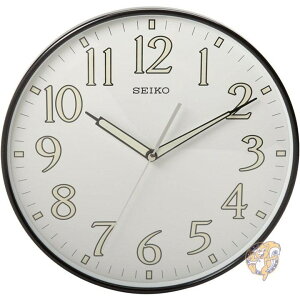 セイコーSeiko 30cm 壁掛け時計 ブラックフレーム QXA521KLH ウォールクロック 送料無料