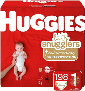 �y�����_�t���f�[2�{P�z�n�M�[�Y �x�r�[���ނ� Huggies �V���� �T�C�Y1 6.3kg�܂� �e�[�v�^�C�v 198���� ��������