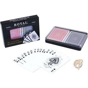 �v���X�`�b�N�g�����v�Z�b�g Royal Playing cards SG_B016M66NLU_US �v���X�`�b�N�P�[�X ��������
