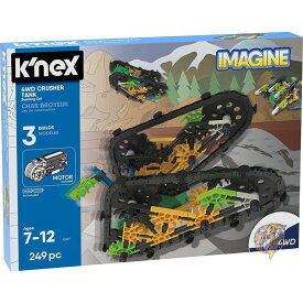 ケネックスイマジン K'NEX Imagine 4WD クラッシャータンク 組み立てセット (249ピース) 13127 教育玩具 送料無料