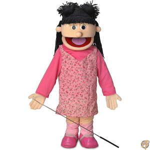 25 Susie, Peach Girl, Full Body, Ventriloquist Style Puppet by Silly Puppets