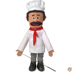 25 Chef Luigi, Full Body, Ventriloquist Style Puppet by Silly Puppets
