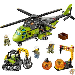 y1000~/555~N[|zMzLEGO City Volcano Explorers 60123 Supply Helicopter Building Kit (330 Piece) by