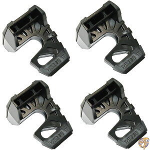�y�ő�2000�~�N�[�|��15���z(4 Pack, Black) - Wedge-It The Ultimate Door Stop Black Pack)