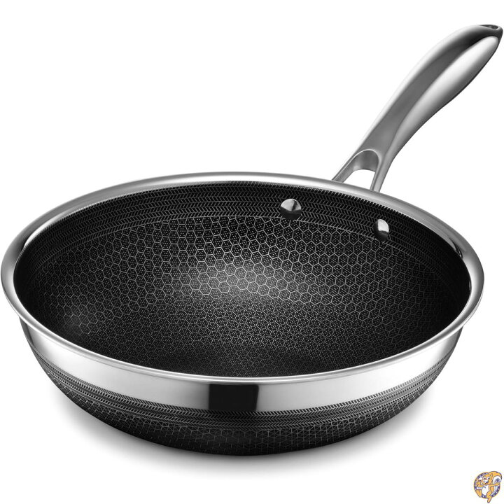HexClad ハイブリッド ノンスティック 片手鍋 【14cm / 0.95L  