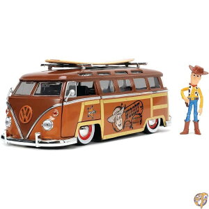 1:24 TOY STORY 1962 VOLKSWAGEN T1 BUS w/WODDY gCXg[[ ~jJ[