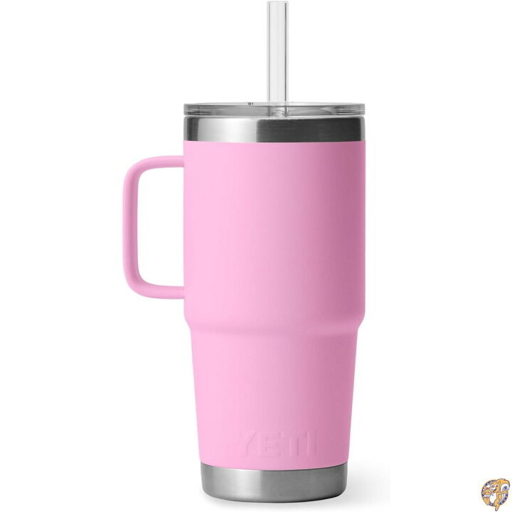 楽天市場】YETI Rambler 25 oz Straw Mug, Vacuum Insulated 