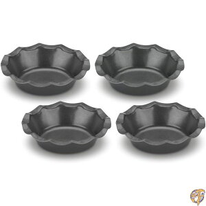 �y�ő�2026�~�N�[�|���z�M���zCuisinart cmbm-4flt 4 Piece Fluted Tartlet�p���Z�b�g�A�~�j�A�X�`�[���O���[
