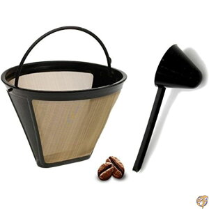 �y�ő�2026�~�N�[�|���z�M���z(1) - Replacement Permanent Coffee filter Cuisinart GTF Gold Tone Filter for DCC-3200 with Large Scoop