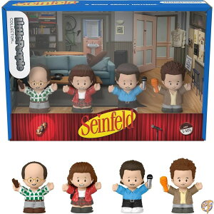 Fisher-Price Little People Collector Seinfeld Special Edition Figure Set, 4 Characters in a Gift Package for Fans