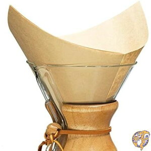 �y�N�[�|���z�M���zChemex Coffee Filter Squares Pre-Folded 100/Box (Pack of 2) by