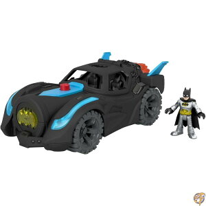 Imaginext DC Super Friends Batman Toys, Lights & Sounds Batmobile with Figure for Preschool Pretend Play Ages 3-8 Years