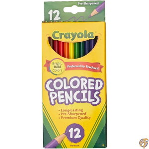 (Pack of 2, Assorted) - Crayola 68-4012 Coloured Pencils, 12-Count, Pack Assorted Colours