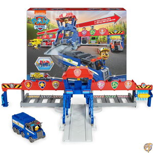 Paw Patrol Big Truck Pups, Stop HQ, 3ft. Wide Transforming Playset, Action Figures, Toy Cars, Lights and Sounds, Kids T