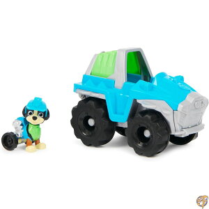 y1000~/555~N[|26ԁzPaw Patrol La Pat' Patrouille Voiture + Figurine Rex - de 15 cm avec 1  Collectionner Personnage Dino Rescue Jouet Enfant 3 Ans et