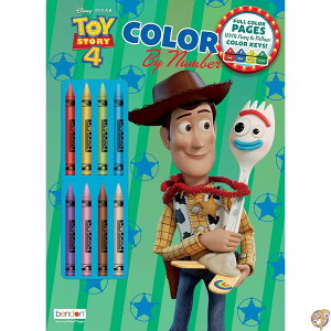 y|Cg3{!42028ԁzDfa Pix Toy Story 4 Color by Number with Crayons
