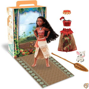 y300~N[|zMzStore Official Moana Story Doll, Moana, 11 Inches, Fully Posable Toy in Glittering Outfit - Suitable for Ages 3+ Figure, Gifts Girls, New 2023