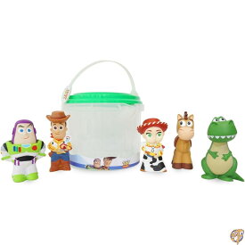ディズニーストア公式バスセット(トイストーリー) - 愛するディズニーキャラクターの子供用バスアクセサリー カラフルで楽しいバスタイムの必需品 すべての年齢層に適しています