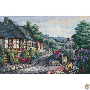 Gold Collection Memory Lane Counted Cross Stitch Kit-17"X11" 16 Count (sAi)