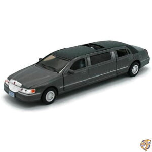 �y�N�[�|���z�M���zKinsmart 1/38 Scale Diecast 1999 Lincoln Town Car Stretch Limousine in Color Black ��������y���s�A���i�z