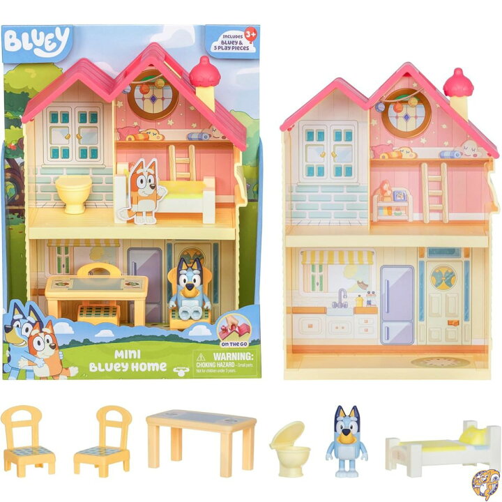 楽天市場】Bluey Mini Heeler Home Playset : パームスアメリカ