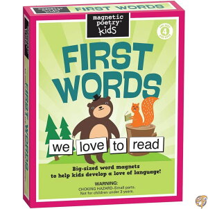 �y5���ő�1500�~�N�[�|���z[�}�O�l�e�B�b�N�|�G�g���[]Magnetic Poetry Kids First Words Kit Ages 4 and Up for Refrigerator Write Poems [���s�A���i]