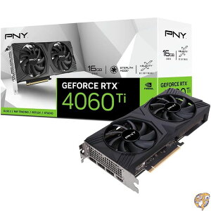 PNY GeForce RTX 4060 Ti 16GB Verto fAt@ OtBbNXJ[h DLSS 3 (128rbgAPCIe 4.0AGDDR6AHDMI/DisplayPortA4kA2XbgT|[g)