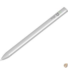 【10日8時間!777円クーポン20名様】Logitech (ロジテック) クレヨンデジタルペンシル iPad用 (USB-Cポート付きiPad) Apple Pencilテクノロジー ラグピクセル精度なし ダイナミックスマートチップ 高速USB-C充電 - シルバー