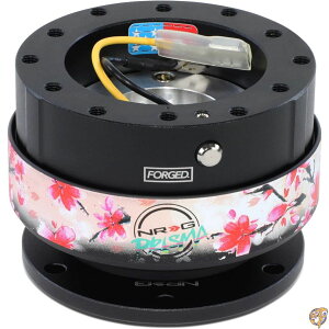 �y300�~�N�[�|���z�M���zNRG Innovations NRG-SRK-200BK-SAK Gen 2.0 �X�e�A�����O�z�C�[���N�C�b�N�����[�X�A�_�v�^�[ 6�� ���t���{���g�t�� �N�C�b�N�����[�X - �u���b�N�{�f�B/�T�N�������O Prisma Col