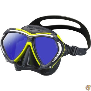TUSA M-2001 Paragon Scuba Diving Mask, Black/Flash Yellow 141msAn