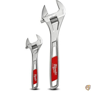 �y�ő�1000�~�N�[�|���zMilwaukee 48-22-7400 2 PC. Adjustable Wrench Set 6 in. & 10