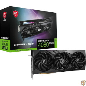 �y�ő�2026�~�N�[�|���z�M���zMSI GeForce RTX 4080 SUPER 16G GAMING X SLIM PCIe4.0 ��3�X���b�g���E3�t�@������ �O���t�B�b�N�X�J�[�h VD8724