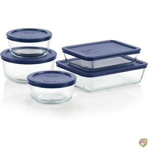 y|Cg3{!1428ԁzPyrex 10 Piece Simply Store Food Storage Set, Clear by