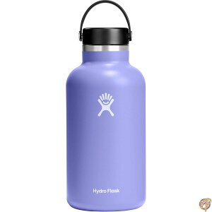 �y�N�[�|���z�M���zHydro Flask 64 oz Wide Mouth with Flex Cap Stainless Steel Reusable Water Bottle Lupine - Vacuum Insulated, Dishwasher Safe, BPA-Free, Non-Toxic