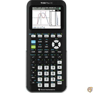 Texas Instruments TI-84 PLUS CE Graphing Calculator, Black (Frustration-Free Packaging) (84PLCE/PWB/2L1/A)