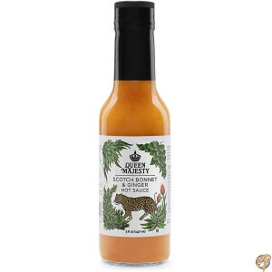 �y�|�C���g3�{!9��10���zQueen Majesty - Cap escocs y salsa picante de jengibre, 5 onzas, totalmente natural, vegano, sin gluten, OMG, azcar, fabricado en los Estados Unidos, galardonado destacado Hot Ones