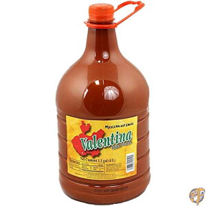 �y�N�[�|���z�M���zValentina Mexican Hot Chile Sauce Spices Picante Salsa Seasoning Salt Spice Mix Made From Chili Peppers Perfect For Chips Fast Foods Lunch Snacks or More 4 Liters (1.1 Gallon)