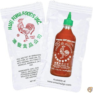 �y300�~�N�[�|���z�M���zHuy Fong Sriracha Hot Chili Sauce Packets (50-Pack) �h�`���̂���D���ȕ��֑�l�C�A�V���`���[�E�\�[�X �g�їp�~�j200�ܓ���