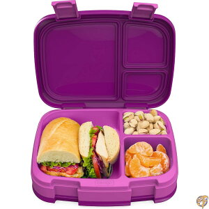 �y�|�C���g2�{!15���zBentgo Fresh (Purple) - New & Improved Leak-Proof, Versatile 4-Compartment Bento-Style Lunch Box Ideal for Portion-Control and Balanced Eating On-The-Go BPA-Free Food-Safe Materials