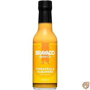 �y�N�[�|���z�M���zBravado Spice Co. Pineapple & Habanero Hot Sauce by �z�b�g�\�[�X ���h �h�� �\�[�X �C�O �A�����J �M�t�g �X�p�C�V�[ �p�C�i�b�v�� �n�o�l�� ������ �ς���