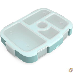 �y5���ő�1500�~�N�[�|���zBentgo Kids Prints Tray with Transparent Cover - Reusable, BPA-Free, 5-Compartment Meal Prep Container Built-In Portion Control for Healthy Meals At Home & On the Go (Sea Life)