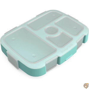 �y5���ő�1500�~�N�[�|���zBentgo Kids Tray with Transparent Cover - Reusable, BPA-Free, 5-Compartment Meal Prep Container Built-In Portion Control for Healthy, At-Home Meals & On-the-Go Lunches (Seafoam)