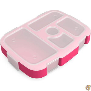 �y5���ő�1500�~�N�[�|���zBentgo Kids Prints Tray with Transparent Cover - Reusable, BPA-Free, 5-Compartment Meal Prep Container Built-In Portion Control for Healthy Meals At Home & On the Go (Fairies)