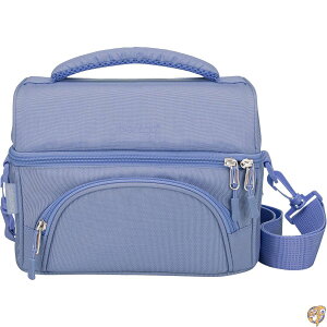 �y�ő�2000�~�N�[�|��10���`�zBentgo Deluxe Lunch Bag - Durable and Insulated Tote with Zippered Outer Pocket, Internal Mesh Padded & Adjustable Straps, 2-Way Zippers Fits Most Boxes (Slate)