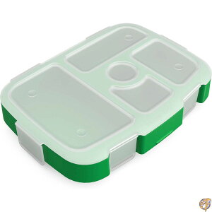 �y5���ő�1500�~�N�[�|���zBentgo Kids Prints Tray with Transparent Cover - Reusable, BPA-Free, 5-Compartment Meal Prep Container Built-In Portion Control for Healthy Meals At Home & On the Go (Safari)